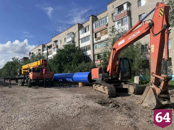 Подрядчик приступил к работам на третьем отрезке коллектора в Энгельсе